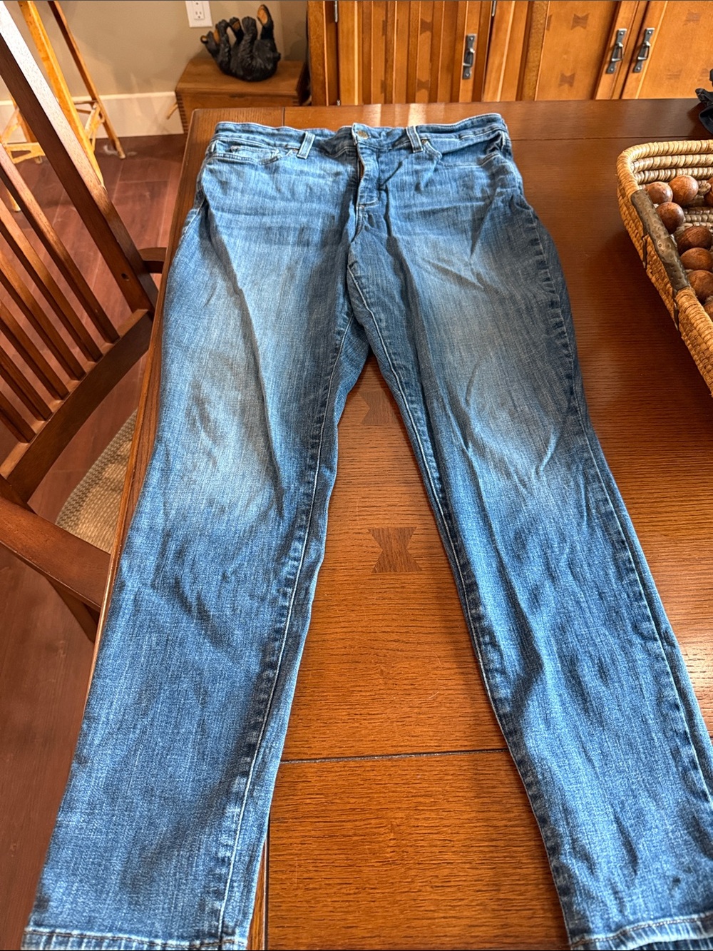 NYDJ Blue Skinny Legging Denim Jeans